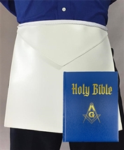 Master Mason Set -  Larger Bible & Apron